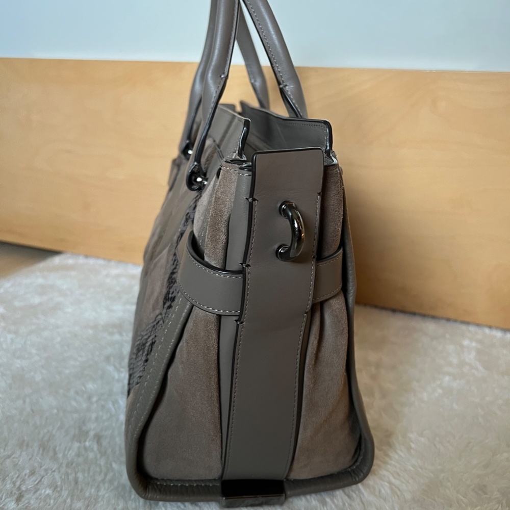 Coach Swagger Patchwork Exotic Embossed Leather S… - image 3